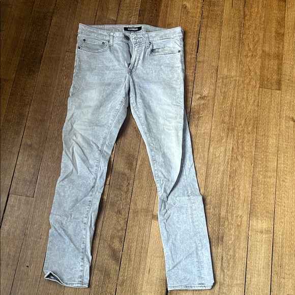 Express Other - Express Men's Light Gray Skinny Jeans